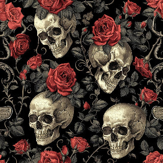 Macabre Roses & Skulls - Retail