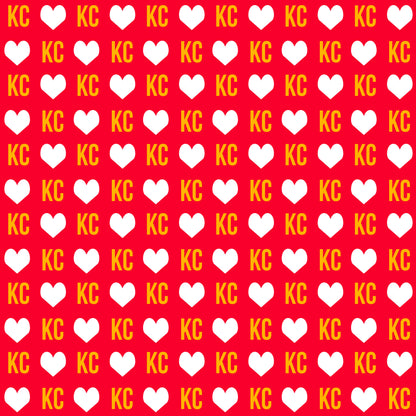 KC Chiefs Hearts Red - Retail