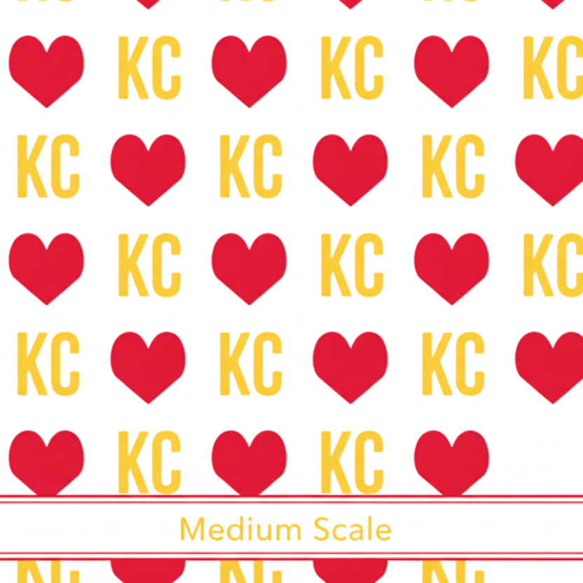 KC Chiefs Hearts White - Preorder