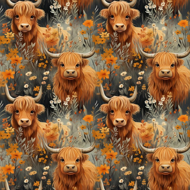 Vintage Highland Cows - Retail