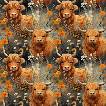 Vintage Highland Cows - Retail