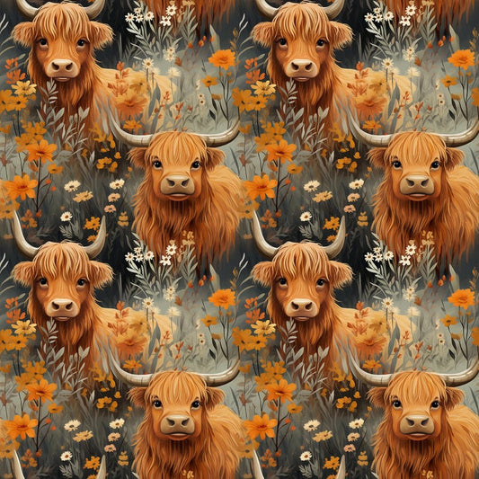 Vintage Highland Cows - Preorder