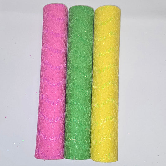Neon Glitter Butter lace - Retail