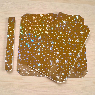 Pocket & Purse Pal Kit - Medium Brown w. Stars