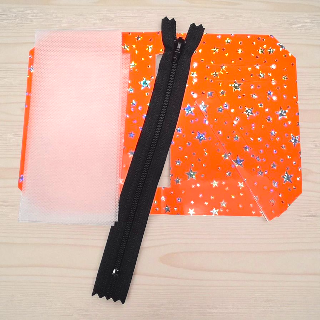 Pocket & Purse Pal Kit - Neon Orange w. Stars