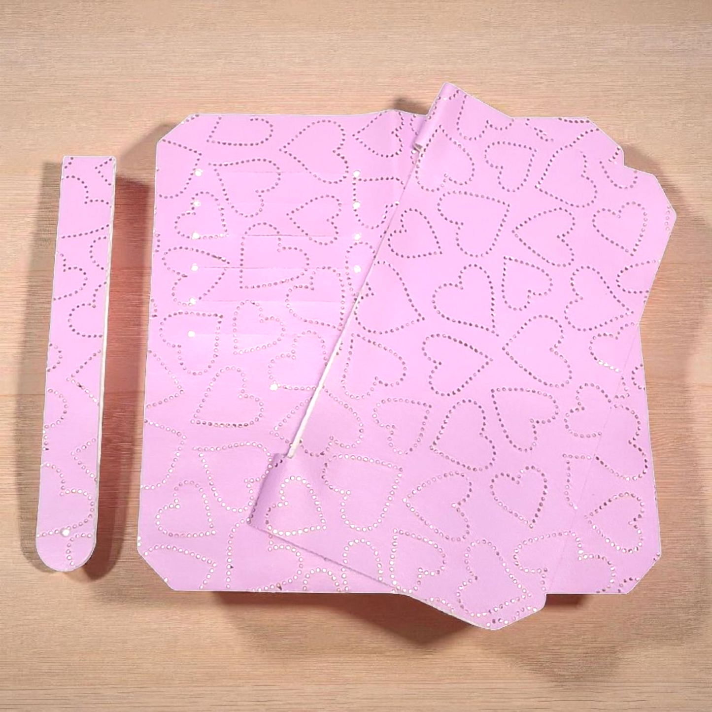 Pocket & Purse Pal Kit - Lavendar w. Gold Hearts