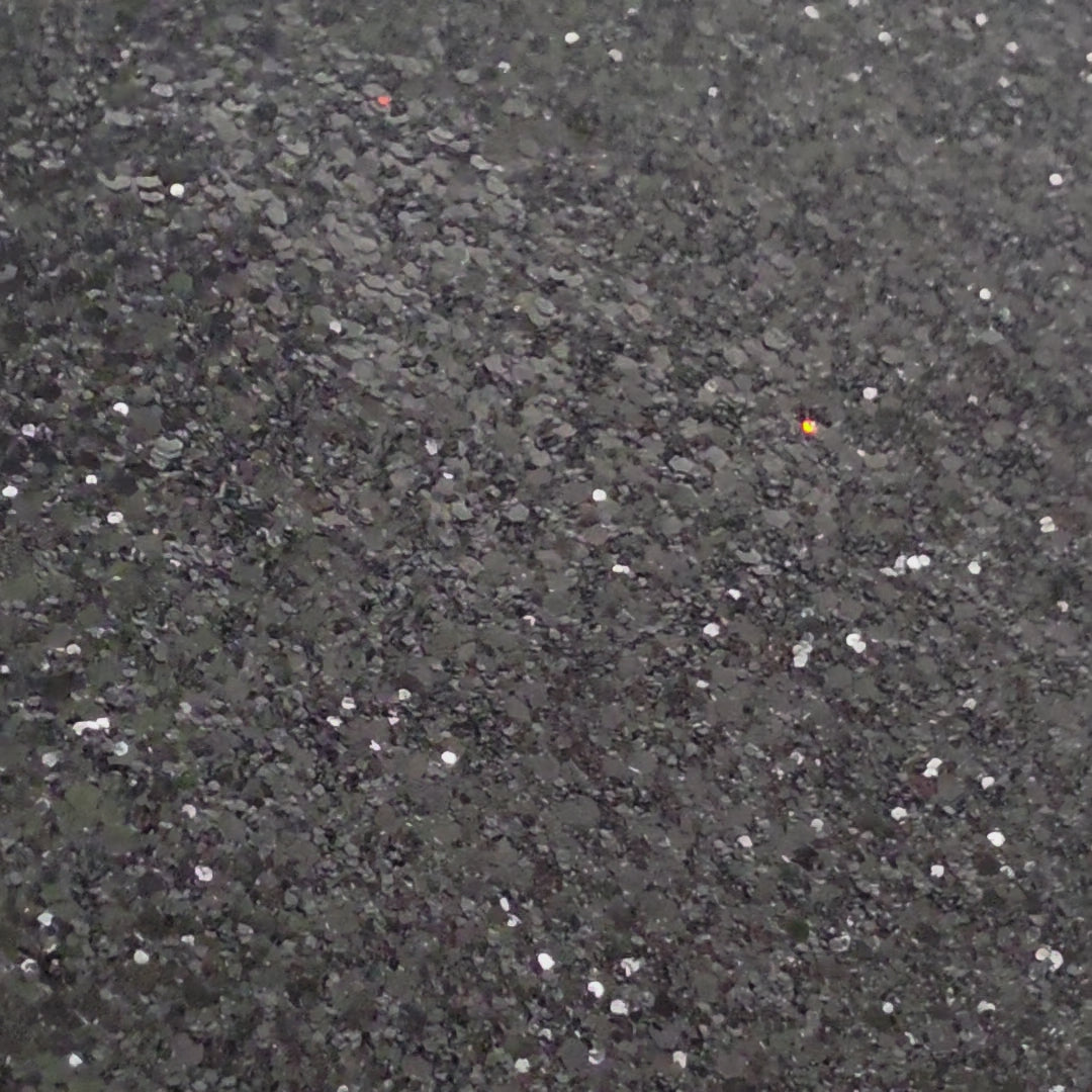 Black Chunky Glitter Video