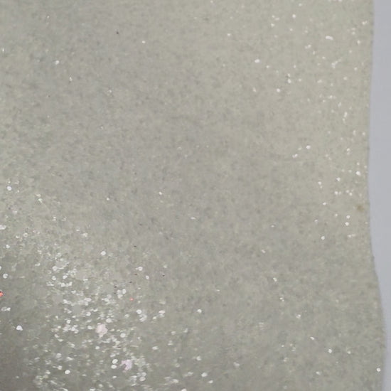 White Chunky Glitter Video